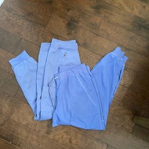 Ceil Blue Scrub pants large 3pr.